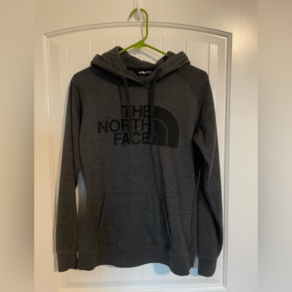 Northface Gray & Black hoodie size small petite - Picture 1 of 4